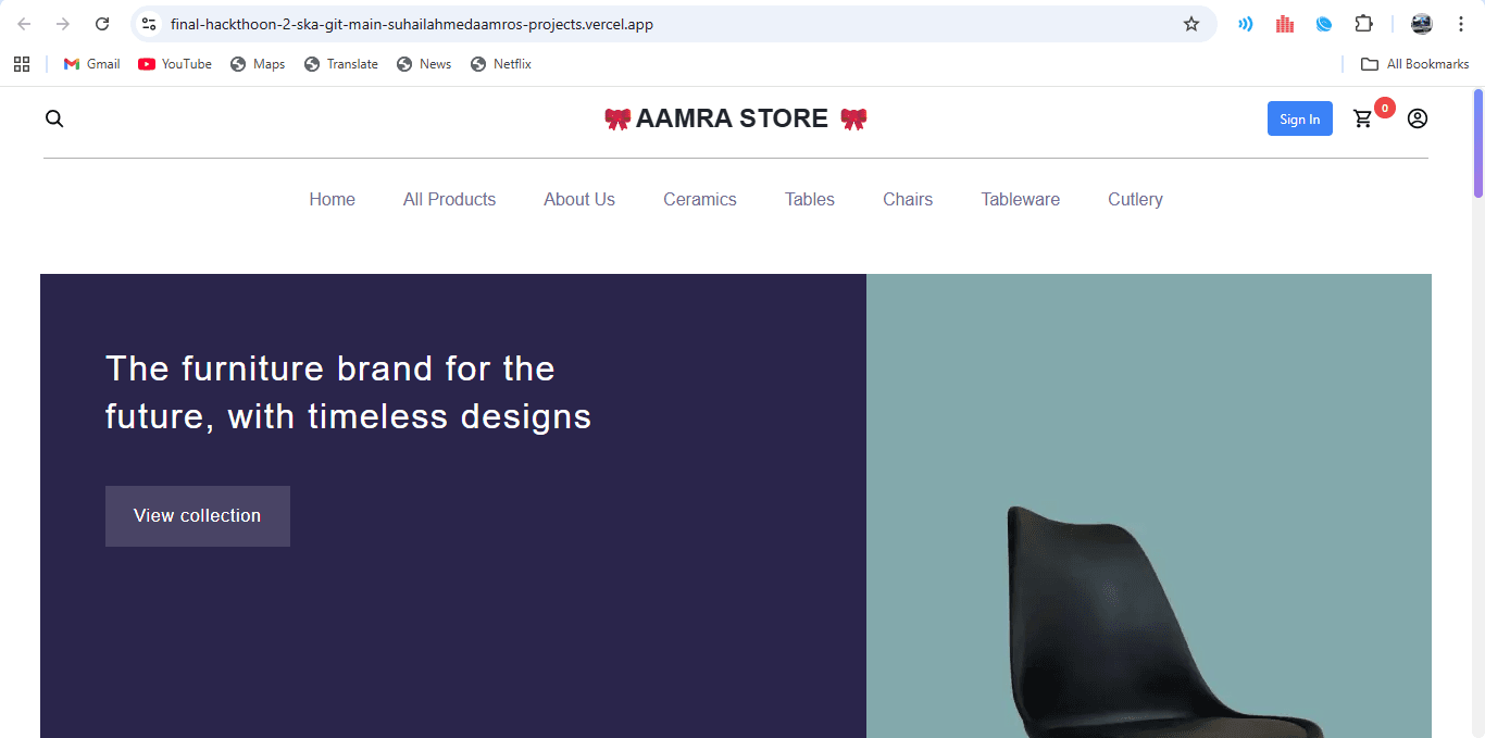 E-Commerce Book Store project preview